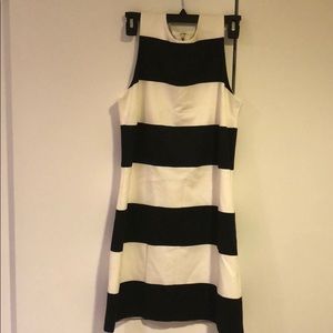 Black and whit striped dress